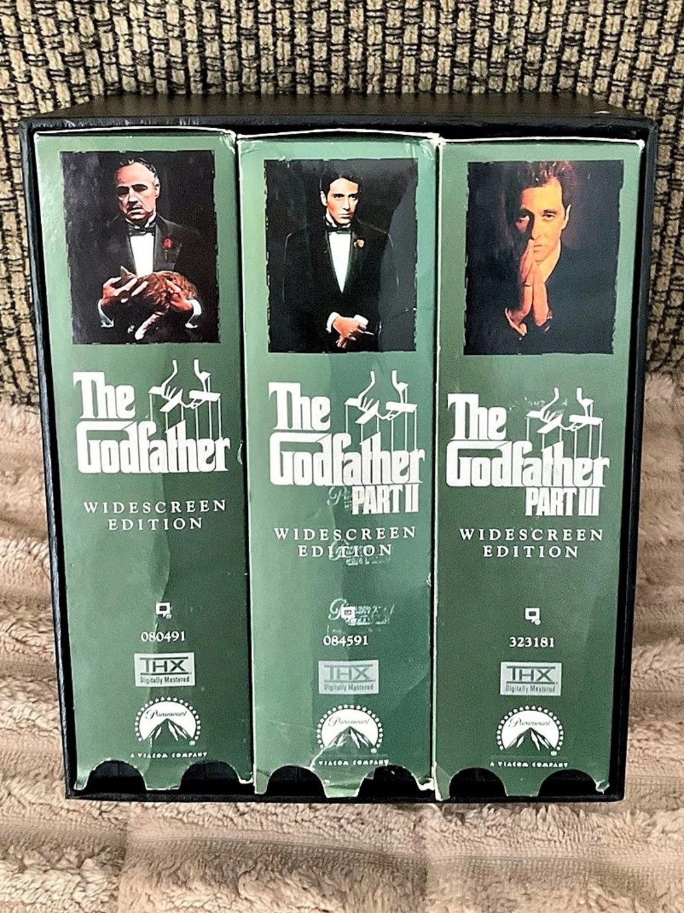 Paramount The Godfather Collection Widescreen Edition VHS Collection Part 1-3